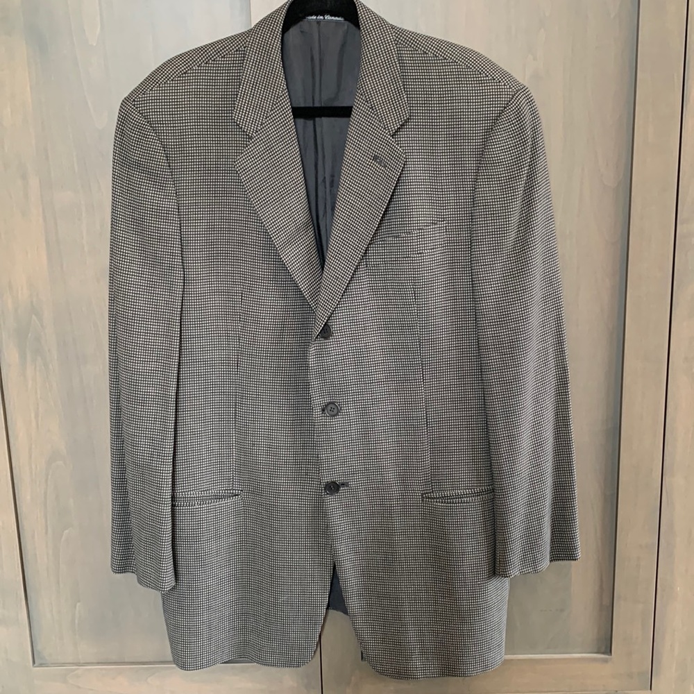 Mani by Giorgio Armani Men’s Lightweight Wool Blazer - Saks Fifth Avenue - 42L